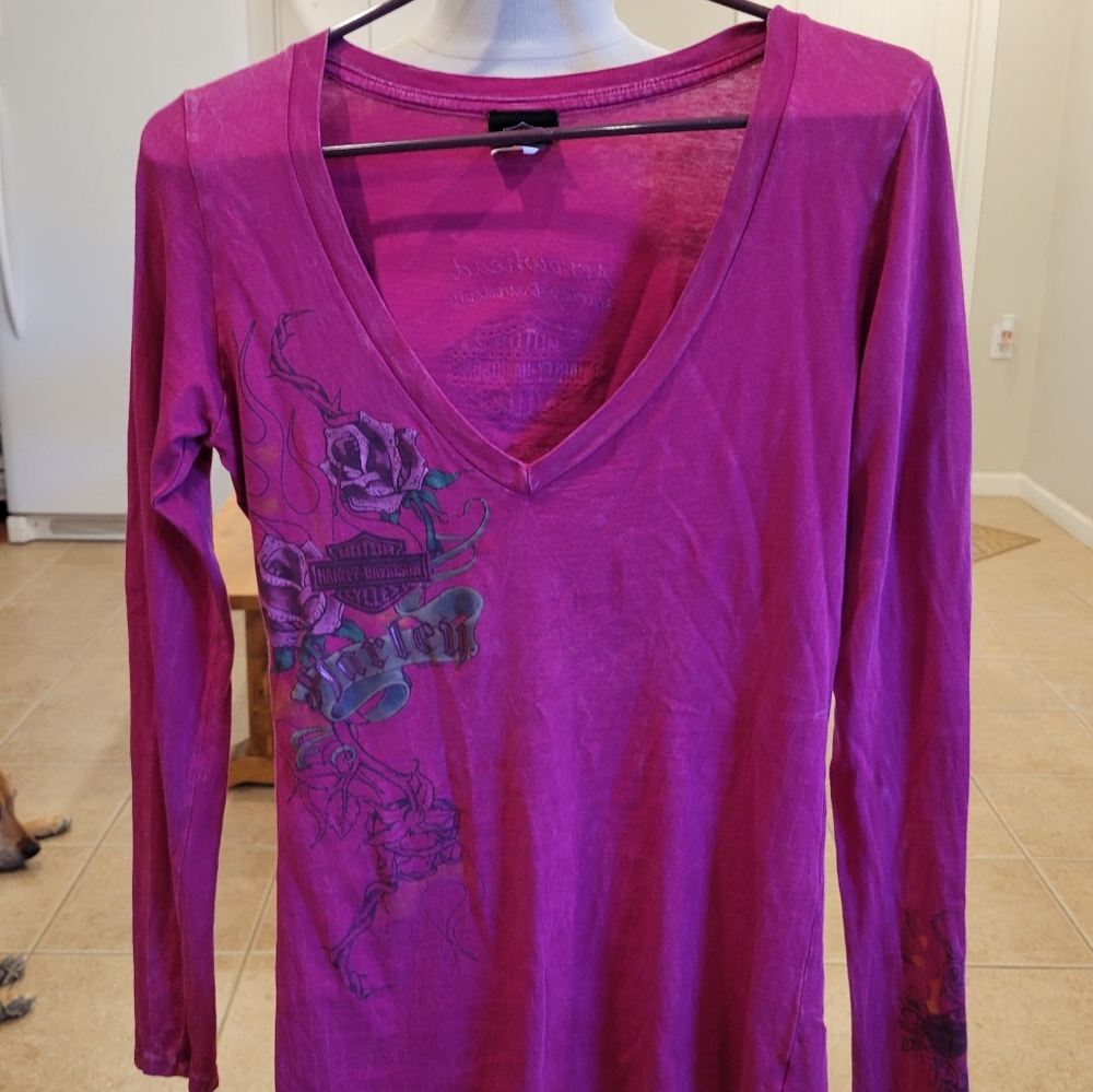 ⚘️EUC~Harley-Davidson Long Sleeve Shirt